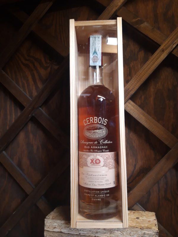 CERBOIS Armagnac de Collection XO con cassettina in legno