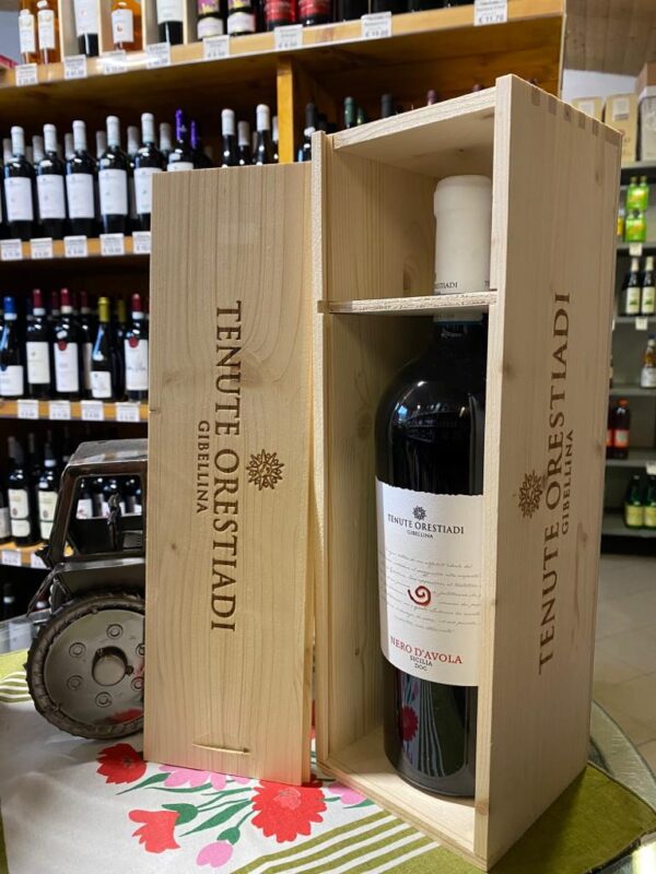 Nero D’Avola DOC Sicilia magnum da 1,5 lt con cassettina in legno - Tenute Orestiadi - immagine 7